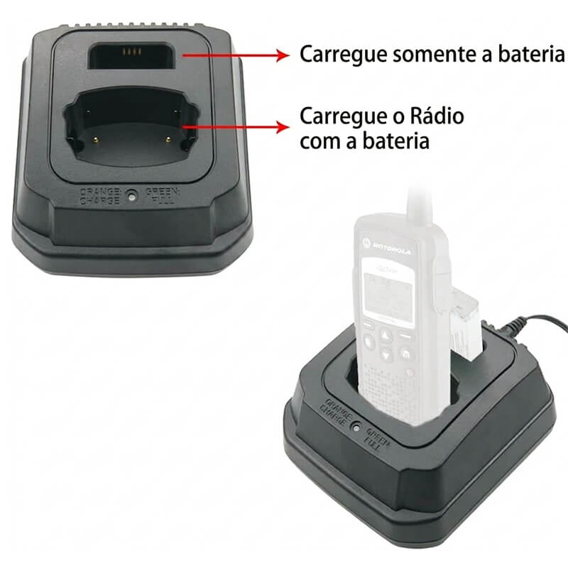 Carregador para Rádio Motorola DTR620